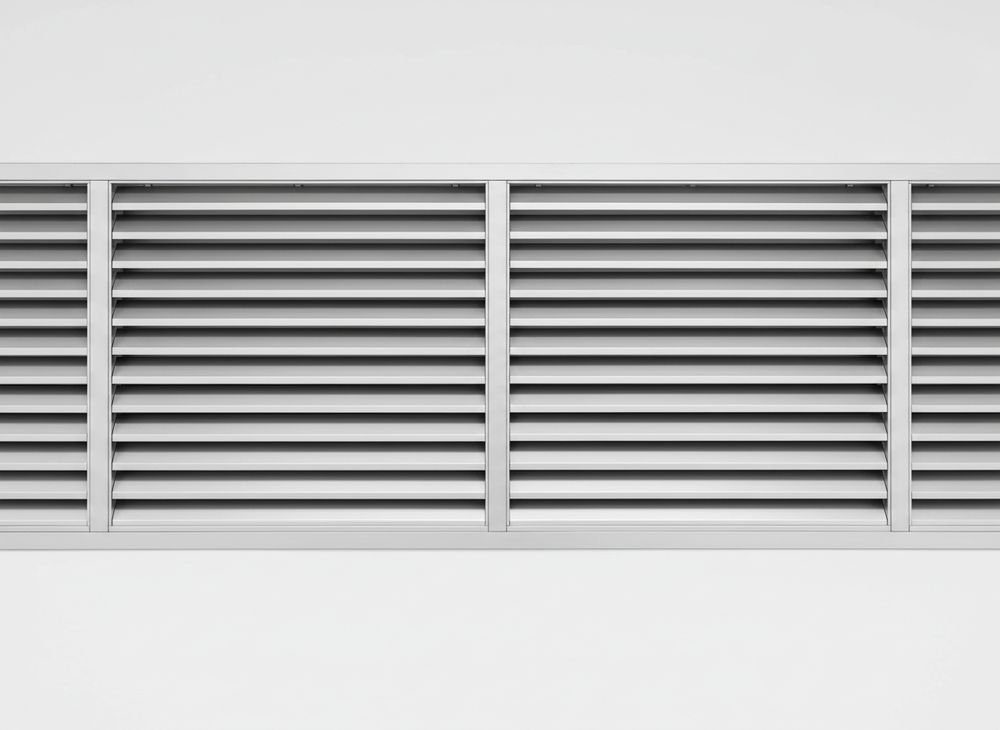 Aluminum louver panels