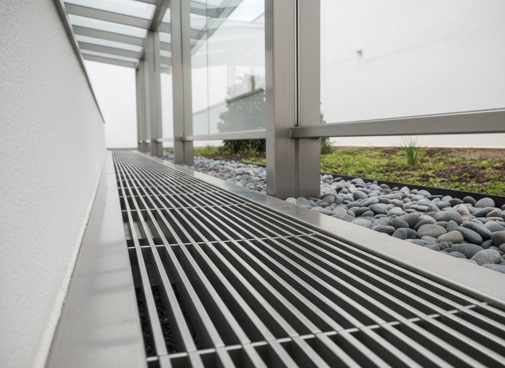 Bar grating channel cover