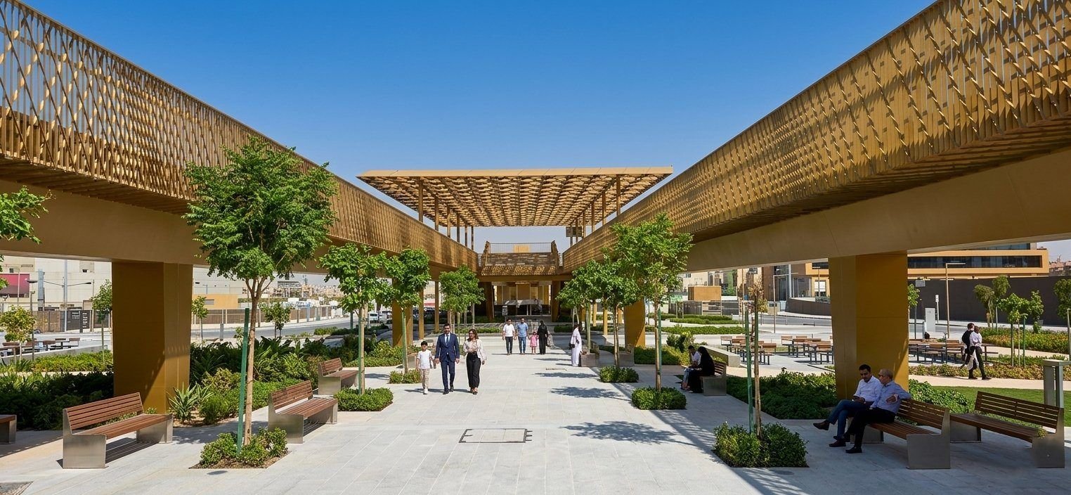 Guardrails and shade canopy