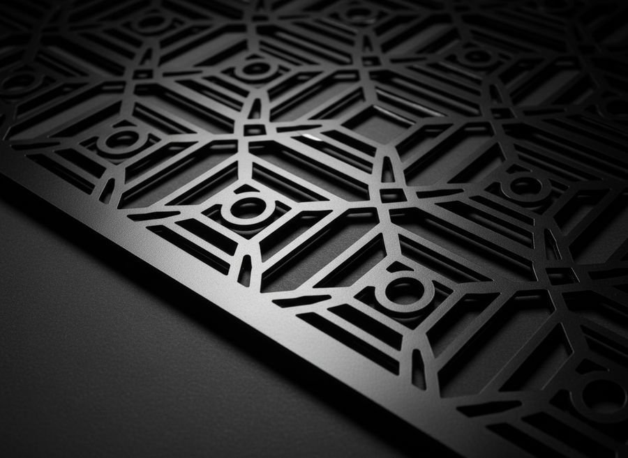 Laser cut pattern detail